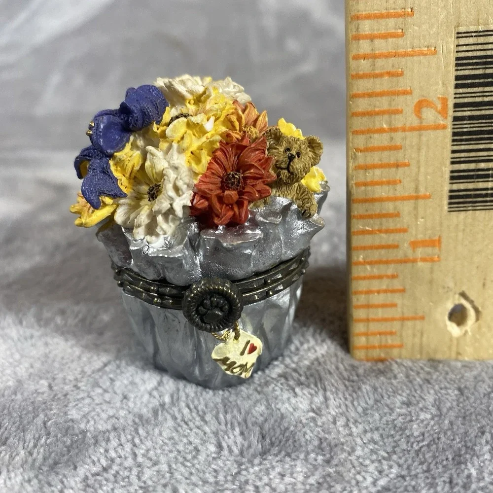 Boyd's Bears Treasure Box Trinket Floras Bloomin Daisy McNibble Mothers Day Gift